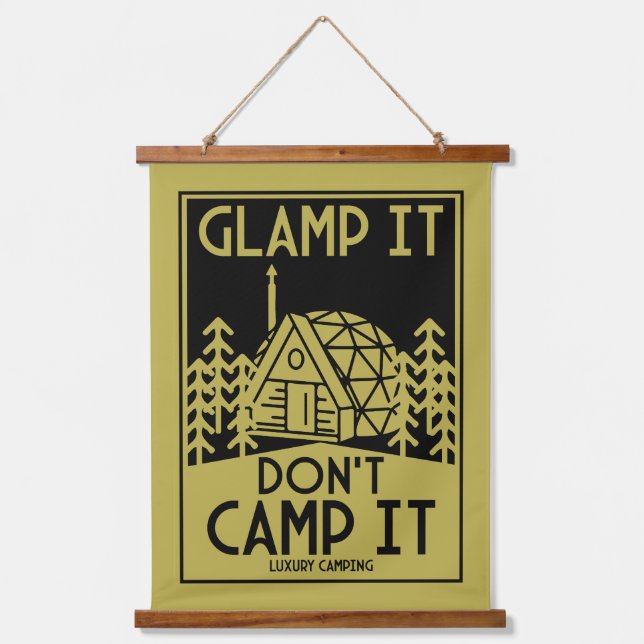 Luxury Glamping Hanging Tapestry (Front)