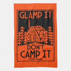 Luxury Glamping Tea Towel