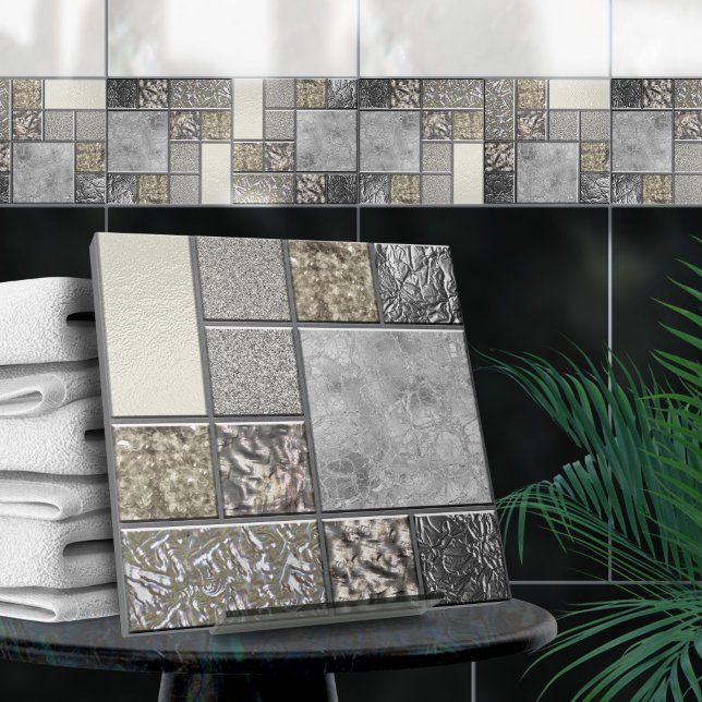 Luxury Glass, Shell & Metal Geometric N3 Tile (Creator Uploaded)