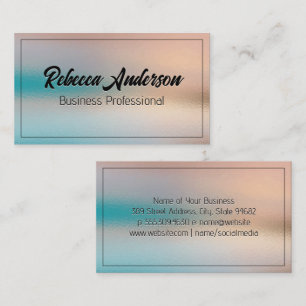 Luxury Glass Shine Business Card