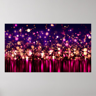 Luxury glitter background with glow. poster