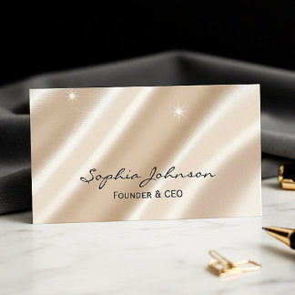 Luxury Glitter Business Card – Modern and Stylish 