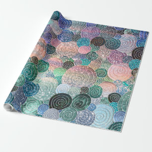 Luxury Glitter Dots and Circles - colourful pastel Wrapping Paper