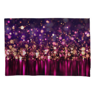 Luxury Glitter Glow 3D Background. Pillowcase