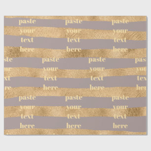Luxury glitter stripes wrapping paper