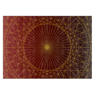 luxury gold and red weddings gift engagement gift cutting board