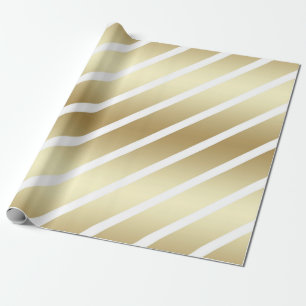 Luxury Gold and White Wrapping Paper