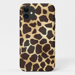 Luxury Gold Brown Giraffe Animal Print Pattern Case-Mate iPhone Case
