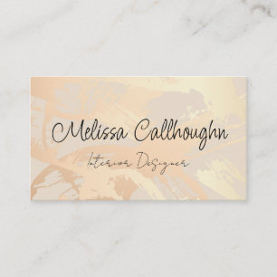 Luxury Gold Brushed Background Business Card