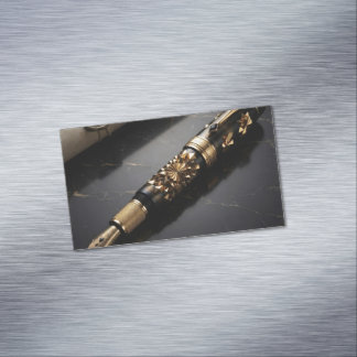 Luxury Gold Crystal Business Card