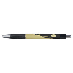Luxury gold decorative on gold & black, Monogram
