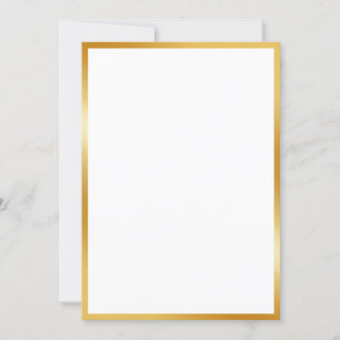 Luxury gold effect invitation