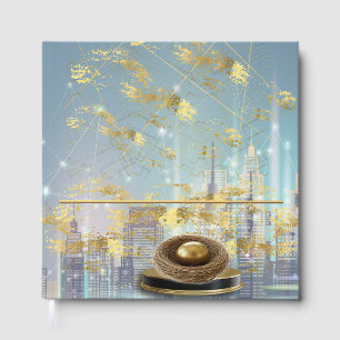 Luxury Gold Foil Easter Guest Book