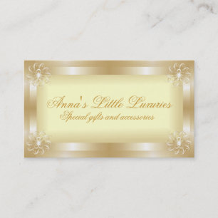 Luxury Gold Frame Business Cards