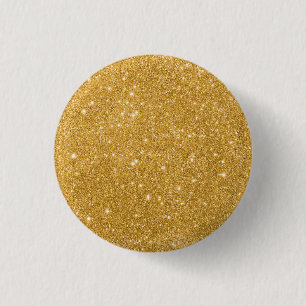Luxury Gold Glitter Button