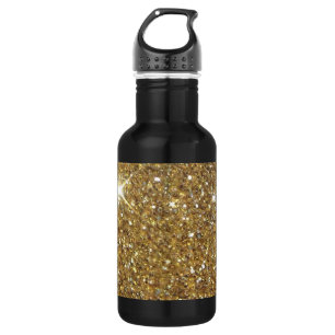 Luxury Gold Glitter - Printed Image 532 Ml Water Bottle