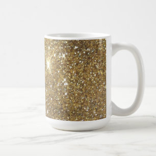 Luxury Gold Glitter - Printed Image Coffee Mug