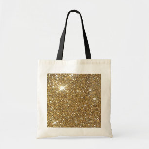 Luxury Gold Glitter - Printed Image Tote Bag
