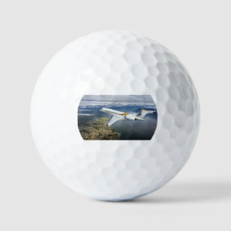 Luxury Gold Golf Ball – Billionaire's Private Jet