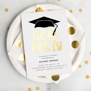 Luxury Gold GRAD Party Graduation