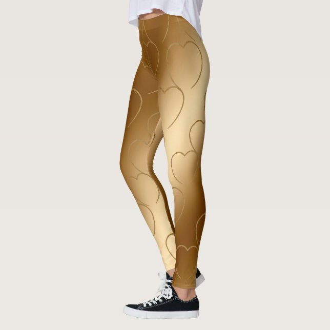 Luxury Gold Leggings (Left)