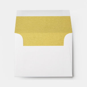 Luxury Gold lined Envelope Wedding Invitation