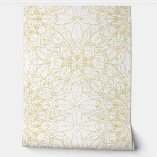 Luxury Gold Mandala Seamless Wallpaper 