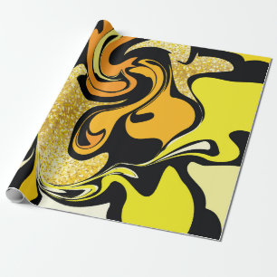 Luxury gold marble texture wrapping paper