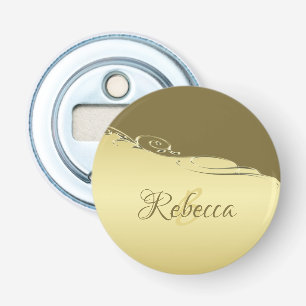 Luxury gold metal decorative on Military gold Bottle Opener