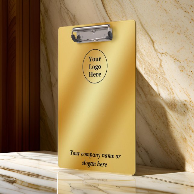 Luxury gold metallic clipboard (Creator Uploaded)