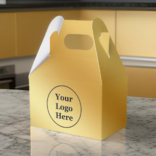 Luxury gold metallic favour box