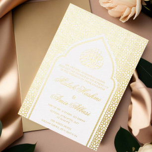 Luxury Gold Mosque Islamic Muslim Wedding 