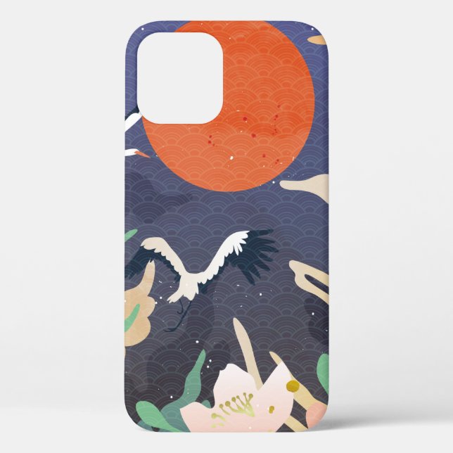Luxury gold oriental style background. Chinese and Case-Mate iPhone Case (Back)