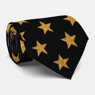 Luxury Gold Star Neck Tie