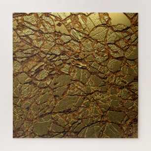 Luxury Gold Texture: 3D Elegance Jigsaw Puzzle