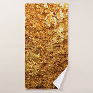 Luxury gold texture. bath towel