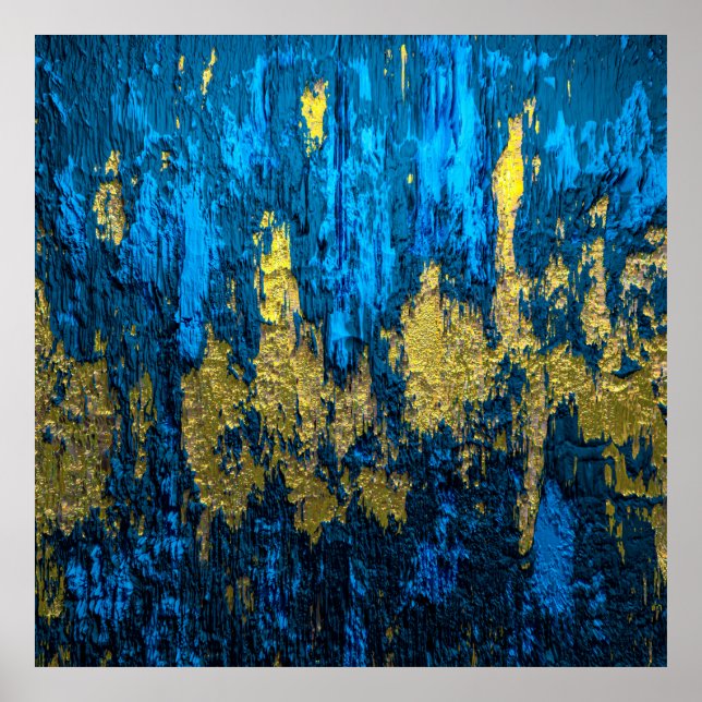 Luxury gold texture. poster (Front)