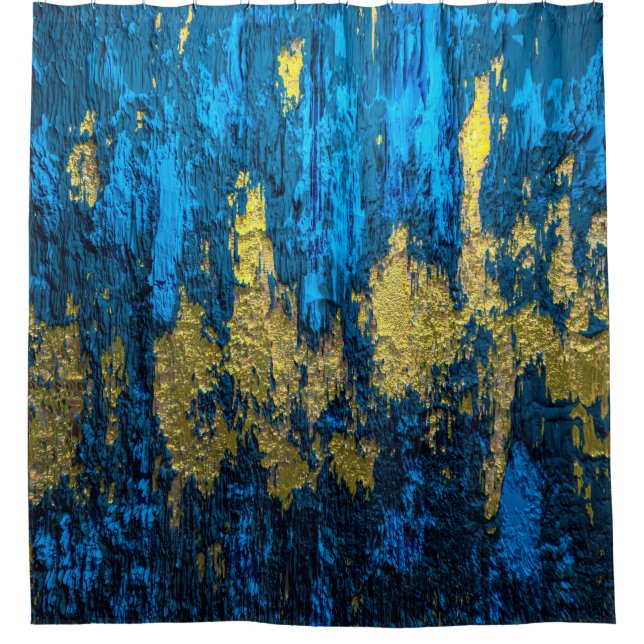 Luxury gold texture. shower curtain (Front)
