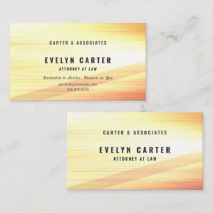 Luxury Gold Woodgrain Attorney Law Firm  Business Card