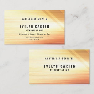 Luxury Gold Woodgrain Attorney Law Firm-type3  Business Card