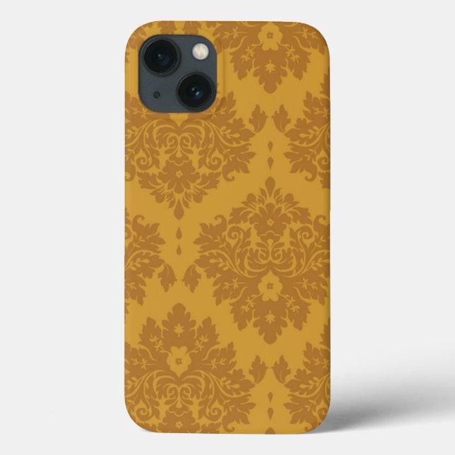 Luxury Golden Damask Case-Mate iPhone Case (Back)