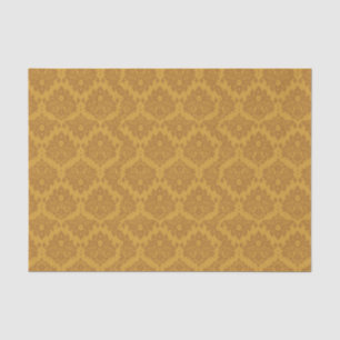 Luxury Golden Damask Tissue Paper