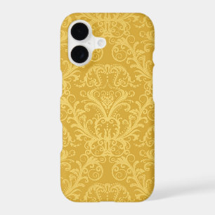 Luxury Golden Floral Wallpaper