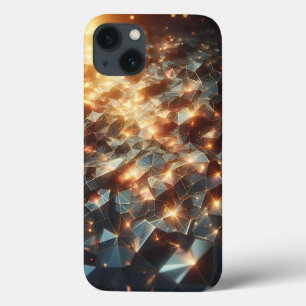 Luxury Golden Geometric Phone Case - Glowing Low