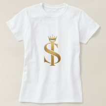 Luxury Golden Monogram SI / IS Logo Design with Ro