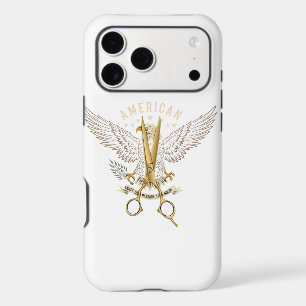 Luxury Golden Scissors Eagle - iPhone 17 Pro max