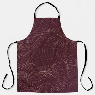 Luxury golden wallpaper. Art Deco Pattern. Vintage Apron