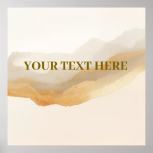 Luxury Gradient Landscape Poster – Add Your Own Te