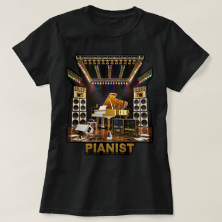 Luxury Grand Piano Art for Pianists Piano Players T-Shirt