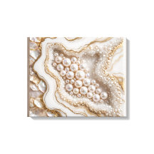 Luxury Grey and Silver Geode Canvas Art - Modern G
